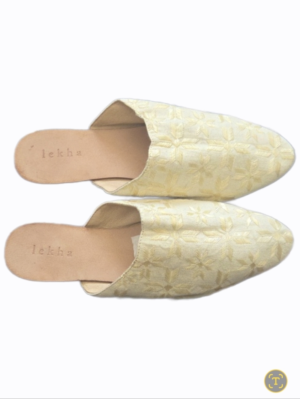 Lekha Silk Embroidered Mules 11